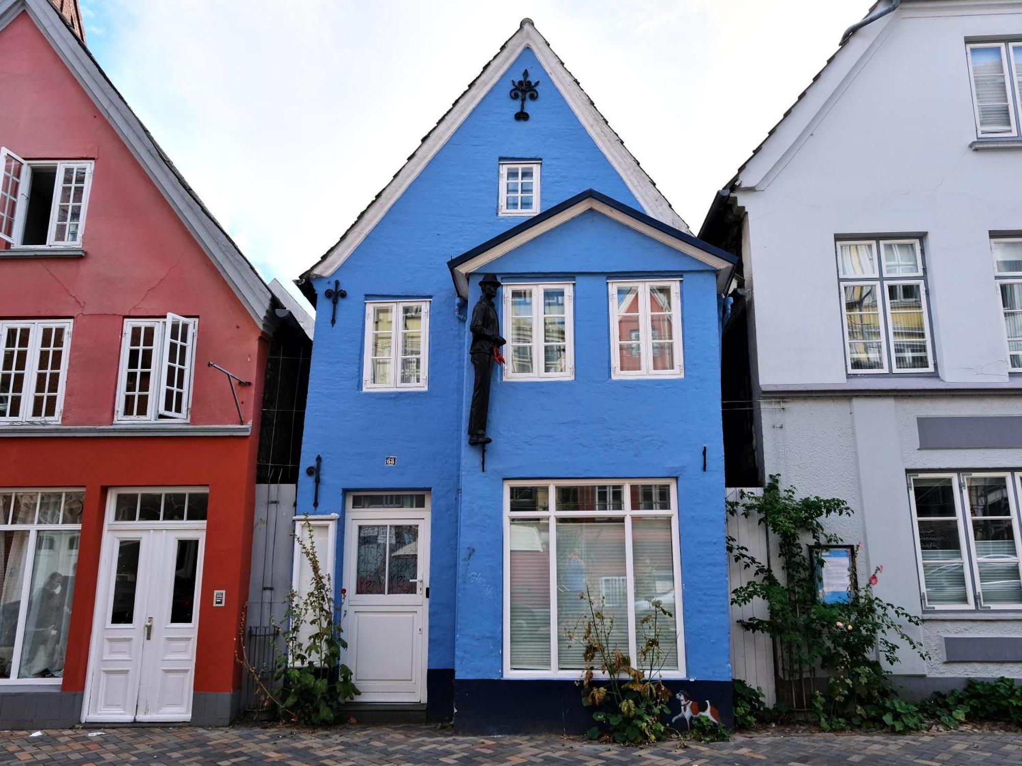 Hafenblick Ferienwohnung In Der Altstadt Mit Parkplatz Flensburg Exterior photo